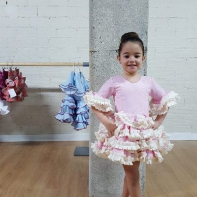 Traje flamenca niña corto Anita 3