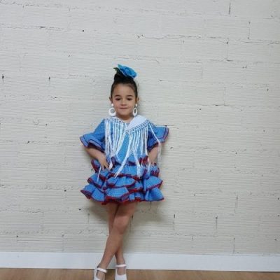 Traje flamenca niña corto Anita 2