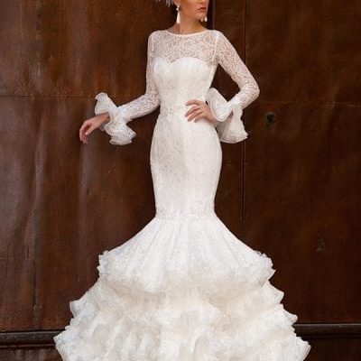 Traje de novia flamenca FANTASÍA -GUADALUPE