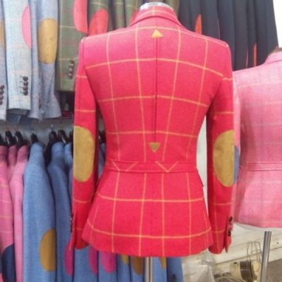 Chaqueta Montería Señora - Cuadros rojo, 40