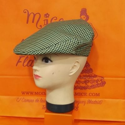 Gorra inglesa verano cuadros.