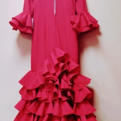 Traje de flamenca Señora Lirio - 38, rojo