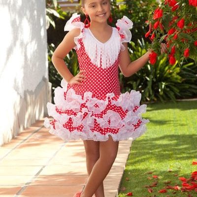 Traje de flamenca niña LUCIA - GUADALUPE