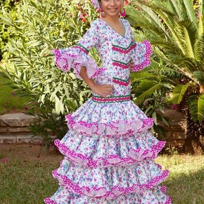 Traje de flamenca niña PAULA - GUADALUPE