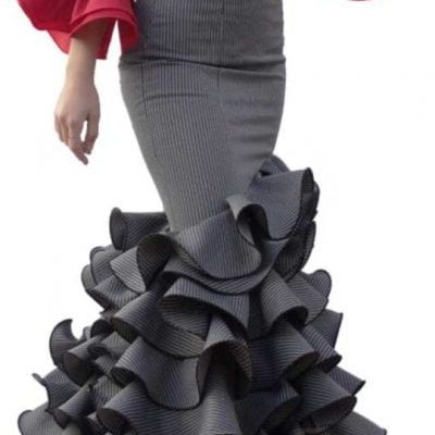Falda flamenca rociera campera.