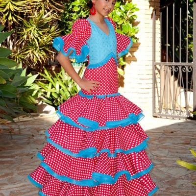 Traje de flamenca niña TRIANA - GUADALUPE