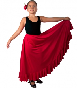Falda ensayo punto de seda niña 1460