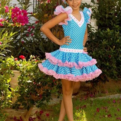 Traje de flamenca niña MARTA -GUADALUPE